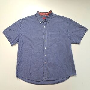 IZOD men's plaid button-front dress shirt size‎ xxl.[read descriptions